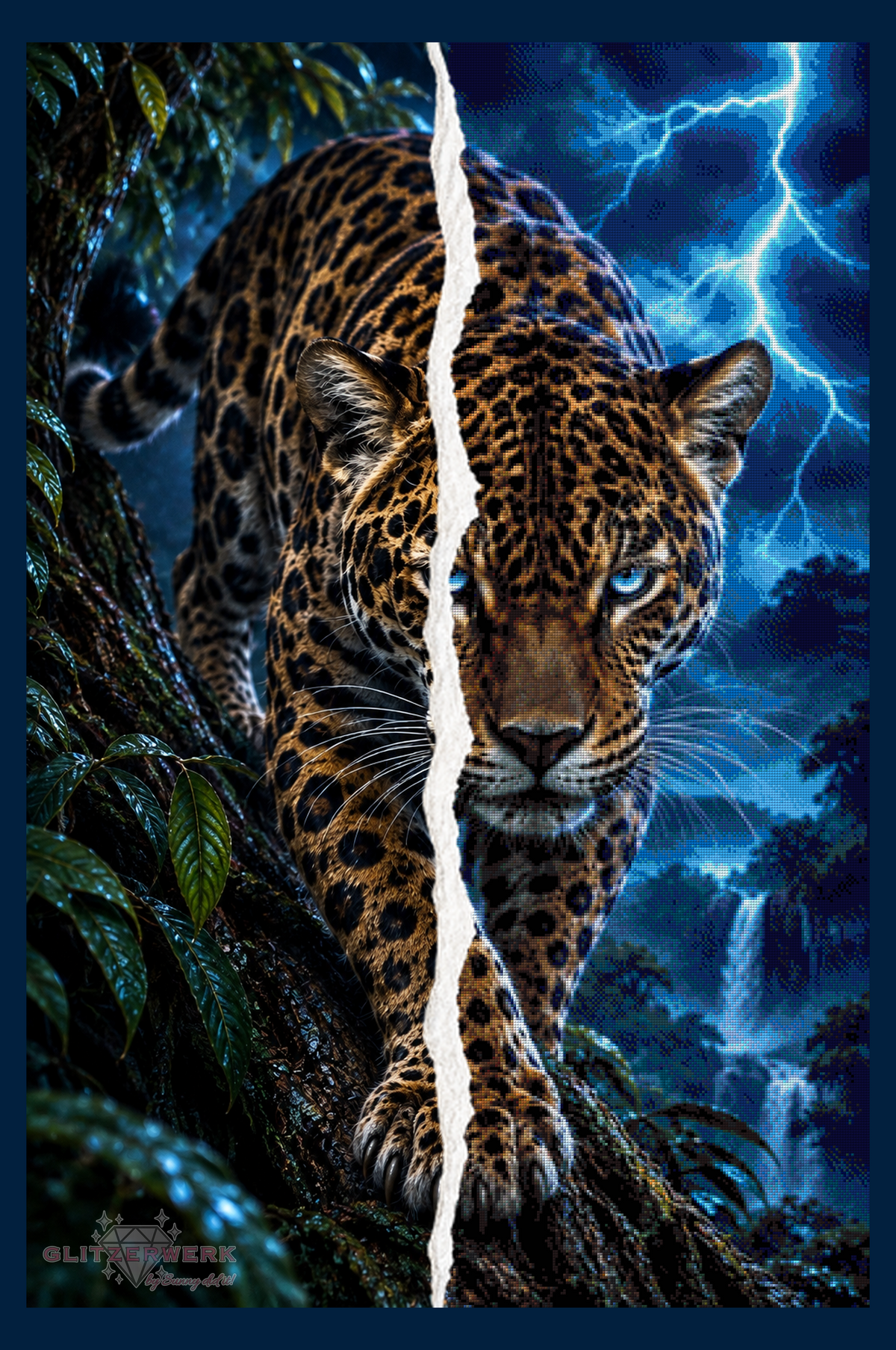 Schattenjäger by Kaira AI Art 80x120cm 175 Farben