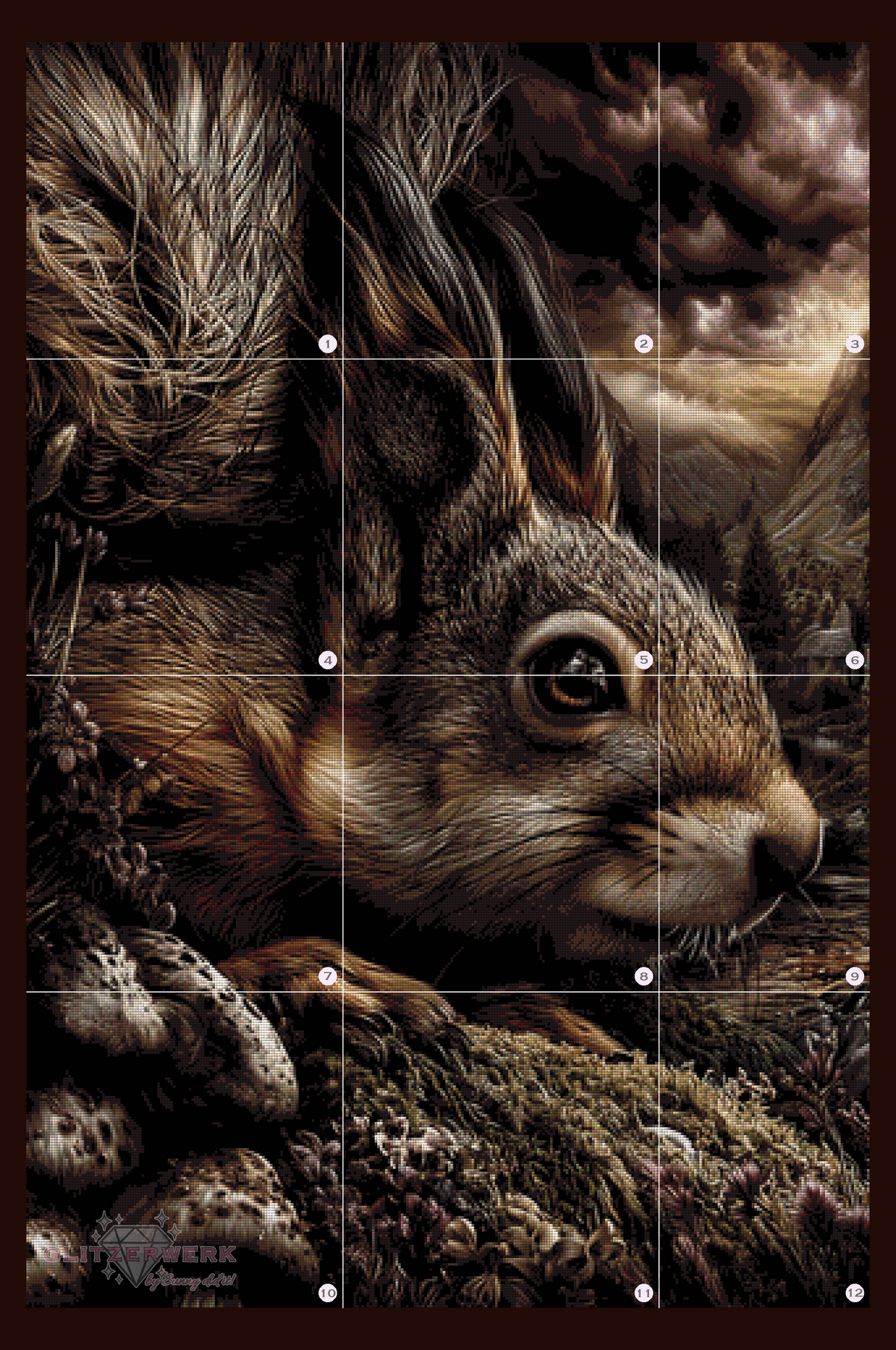 Wächterhörnchen by Sunny did it! 80x120cm 80 Farben
