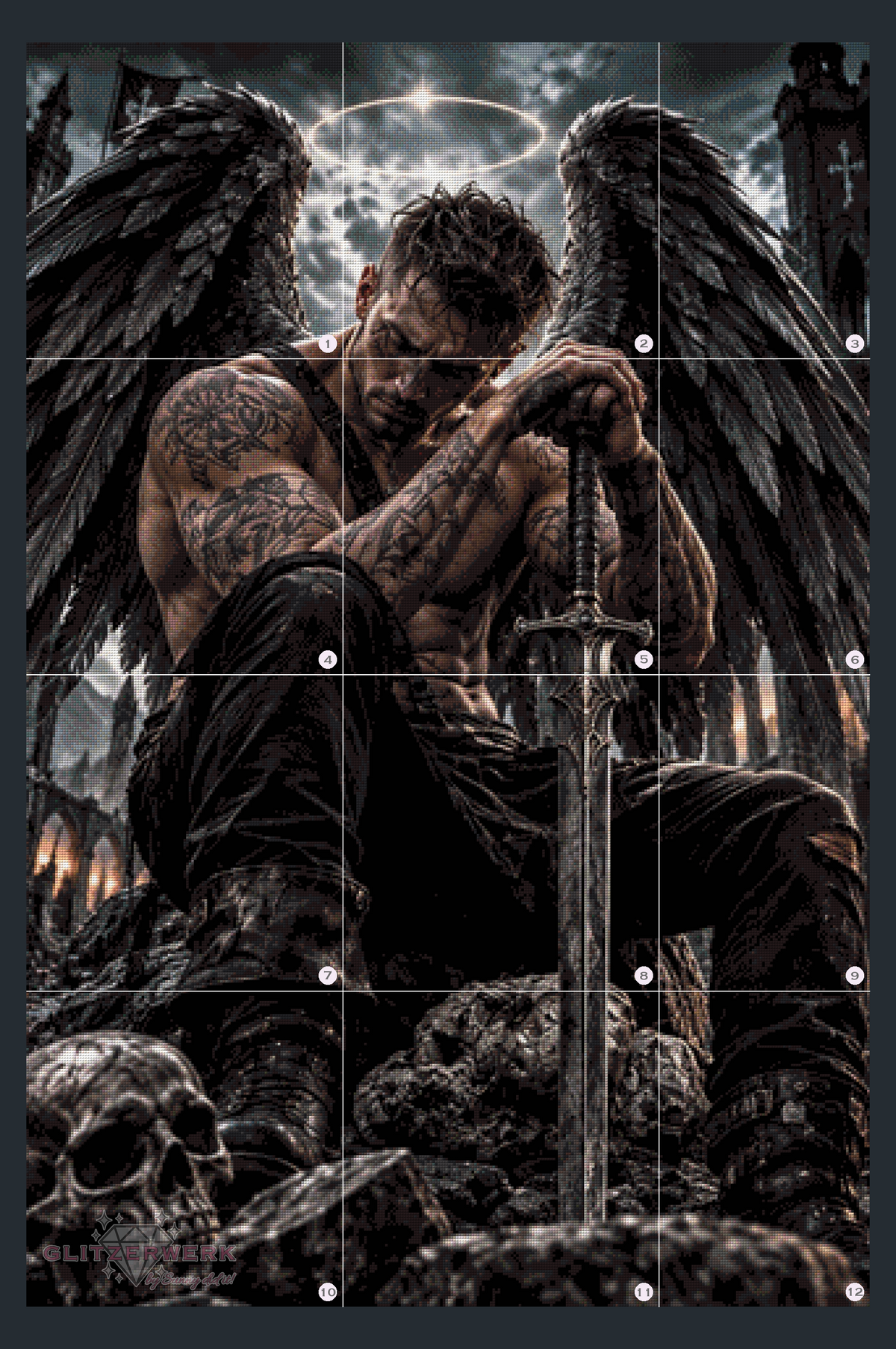 The silent Fall by DieKleene.Ai 80x120cm 90 Farben
