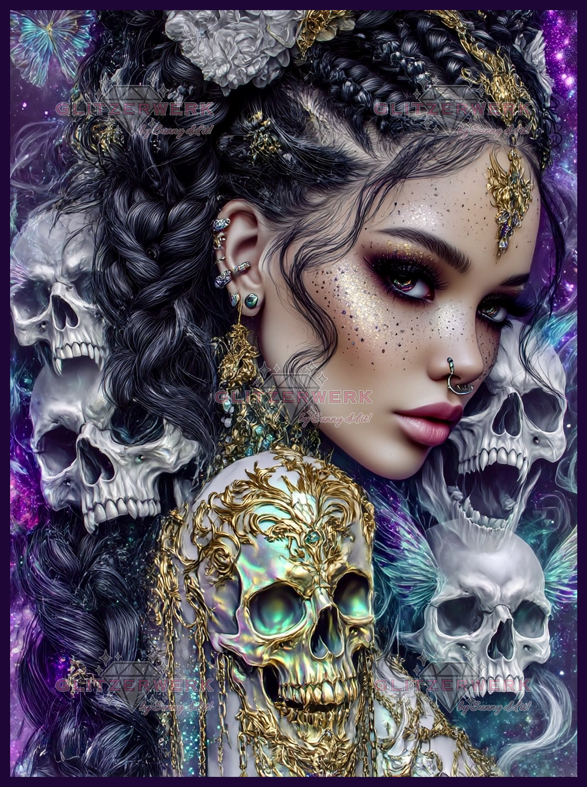 Gothic Glamour by Sandrietta_ai 85x115cm 135 Farben
