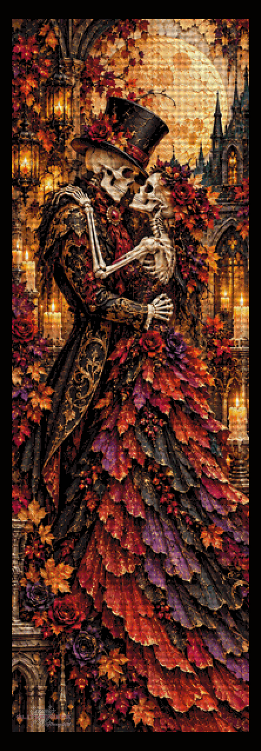 Skeletonlove by Funkelreich 50x150cm 130 Farben