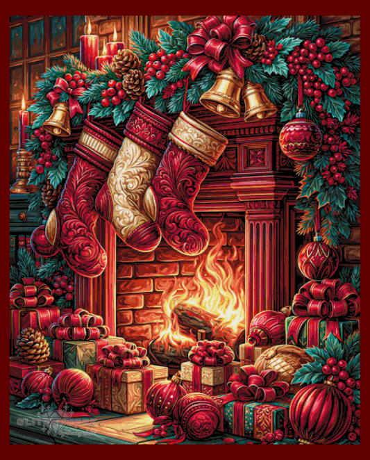 Kuschelige Weihnachtszeit by Funkelreich 90x110cm 135 Farben