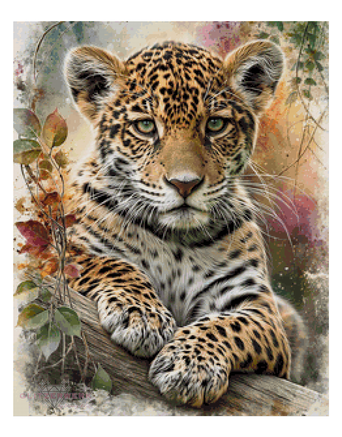 Wilde Eleganz by Funkelreich 60x75cm 105 Farben