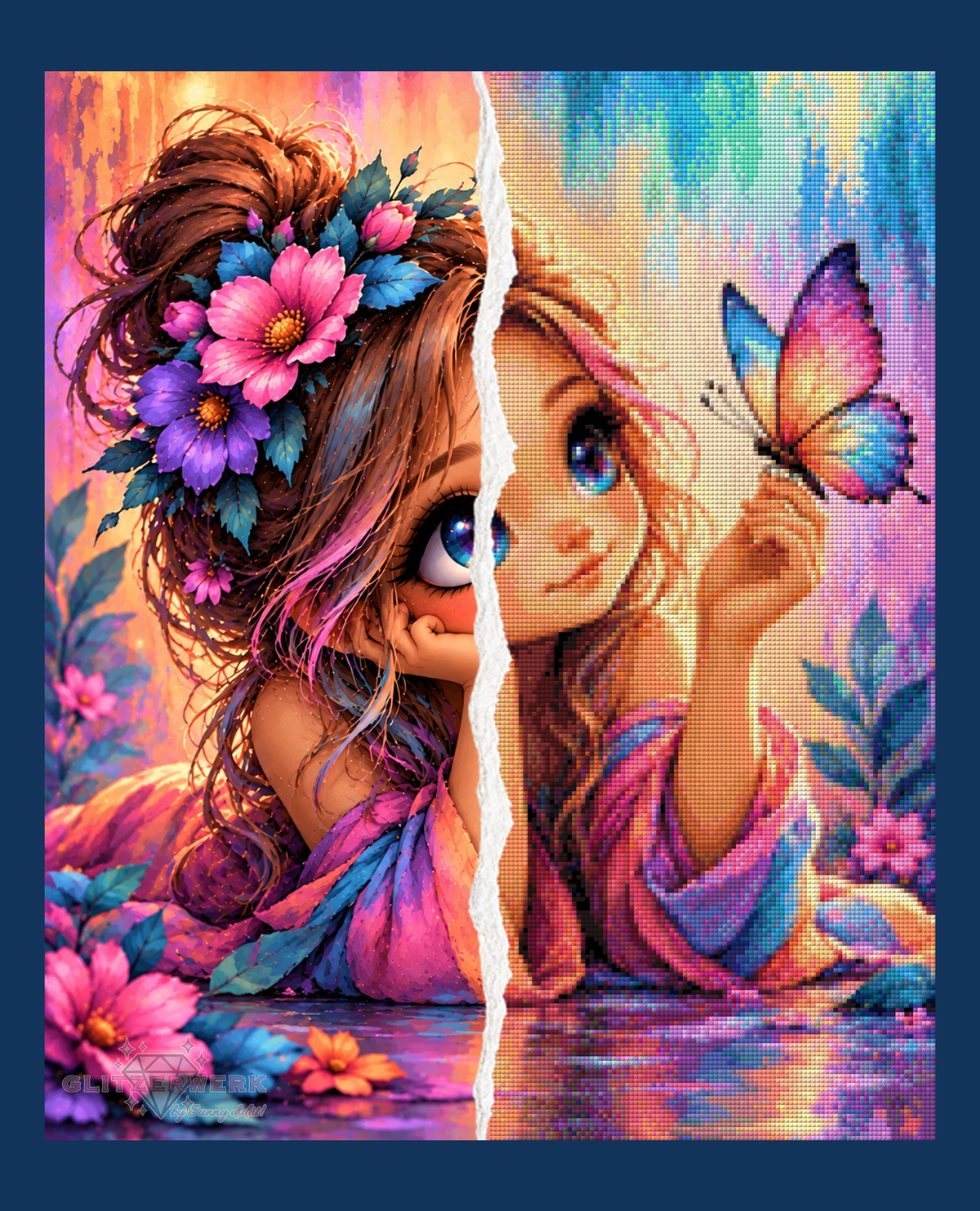 A magical Moment by Tiki_DIAMONDS.ai 50x60cm 115 Farben