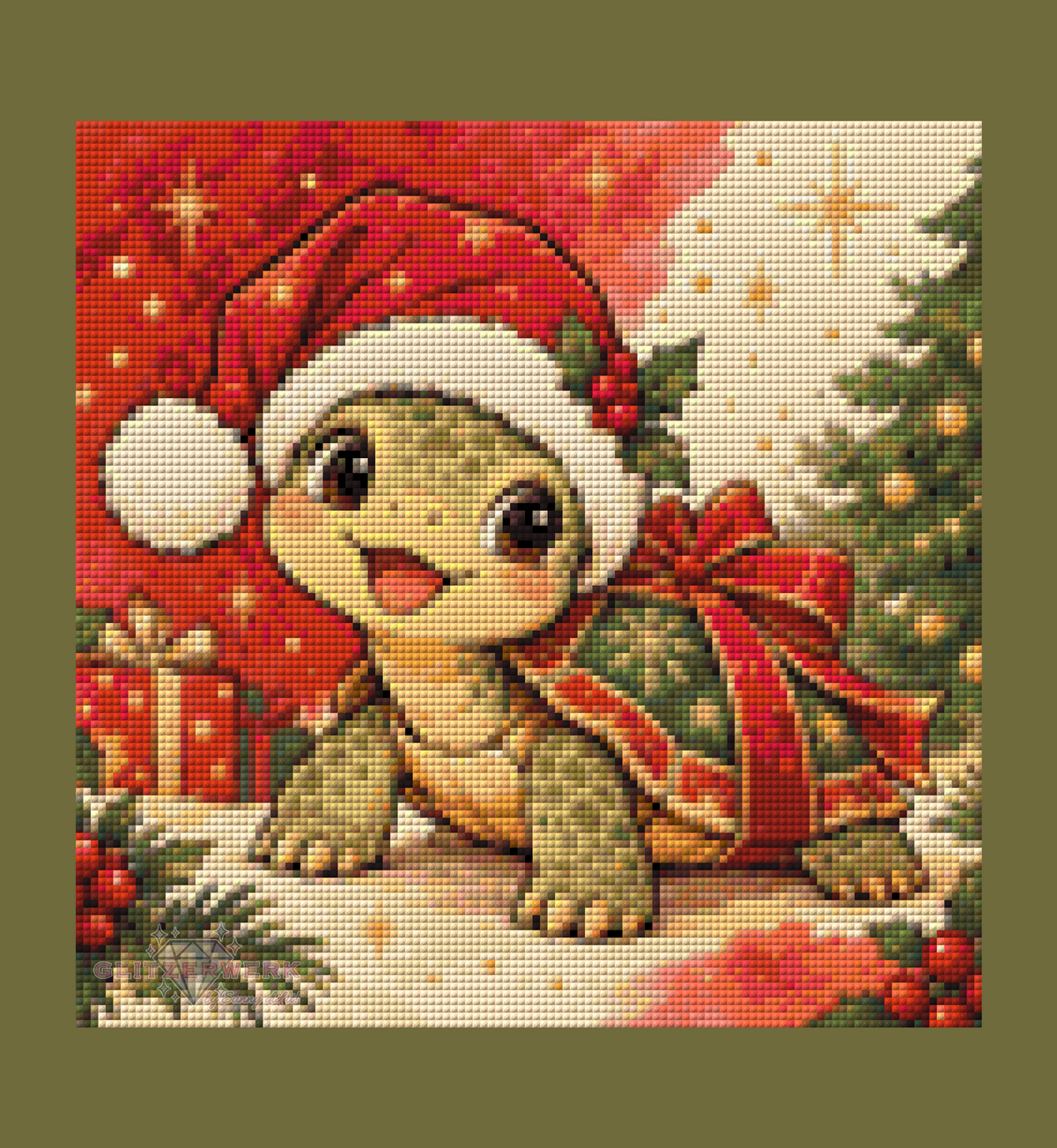 Weihnachtsschildi by Tamina 30x30cm 69 Farben mit 2x Sonderfarben