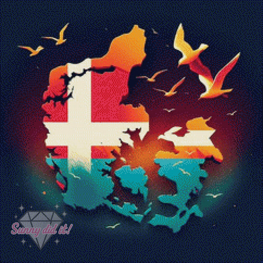 Denmark Map by ST-Design