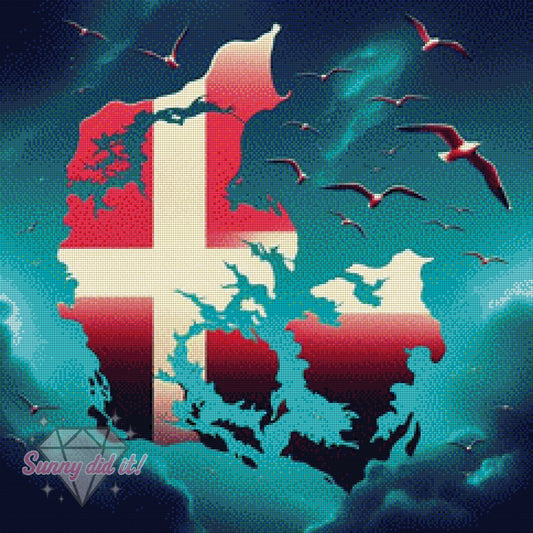 Denmark Map 2 by ST-Design
