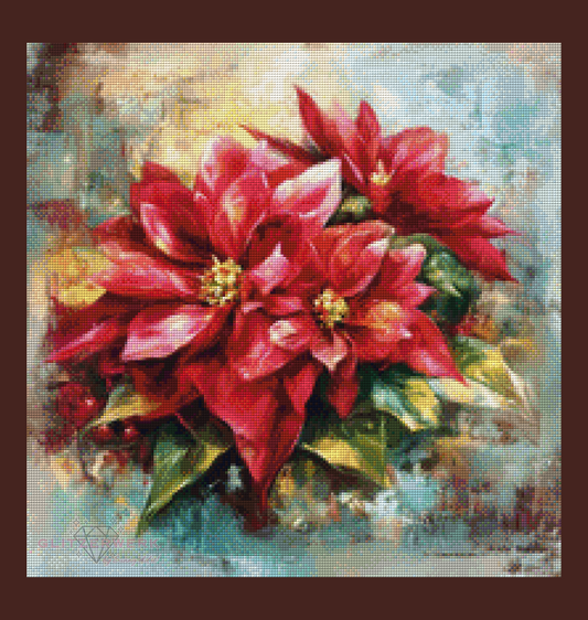 Weihnachtsstern by CaroFelicia 50x50cm 125 Farben