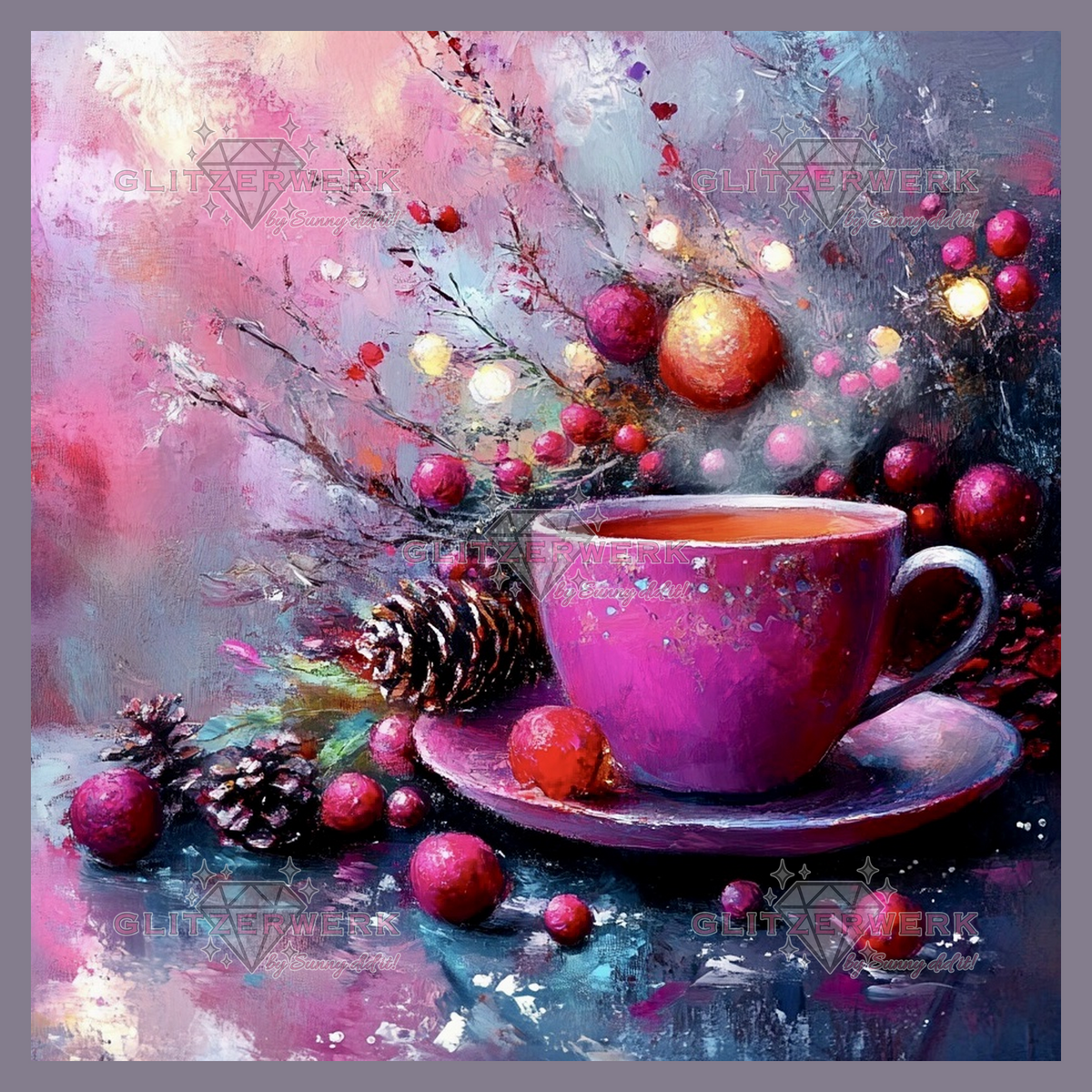 Teemomente by CaroFelicia 50x50cm 120 Farben