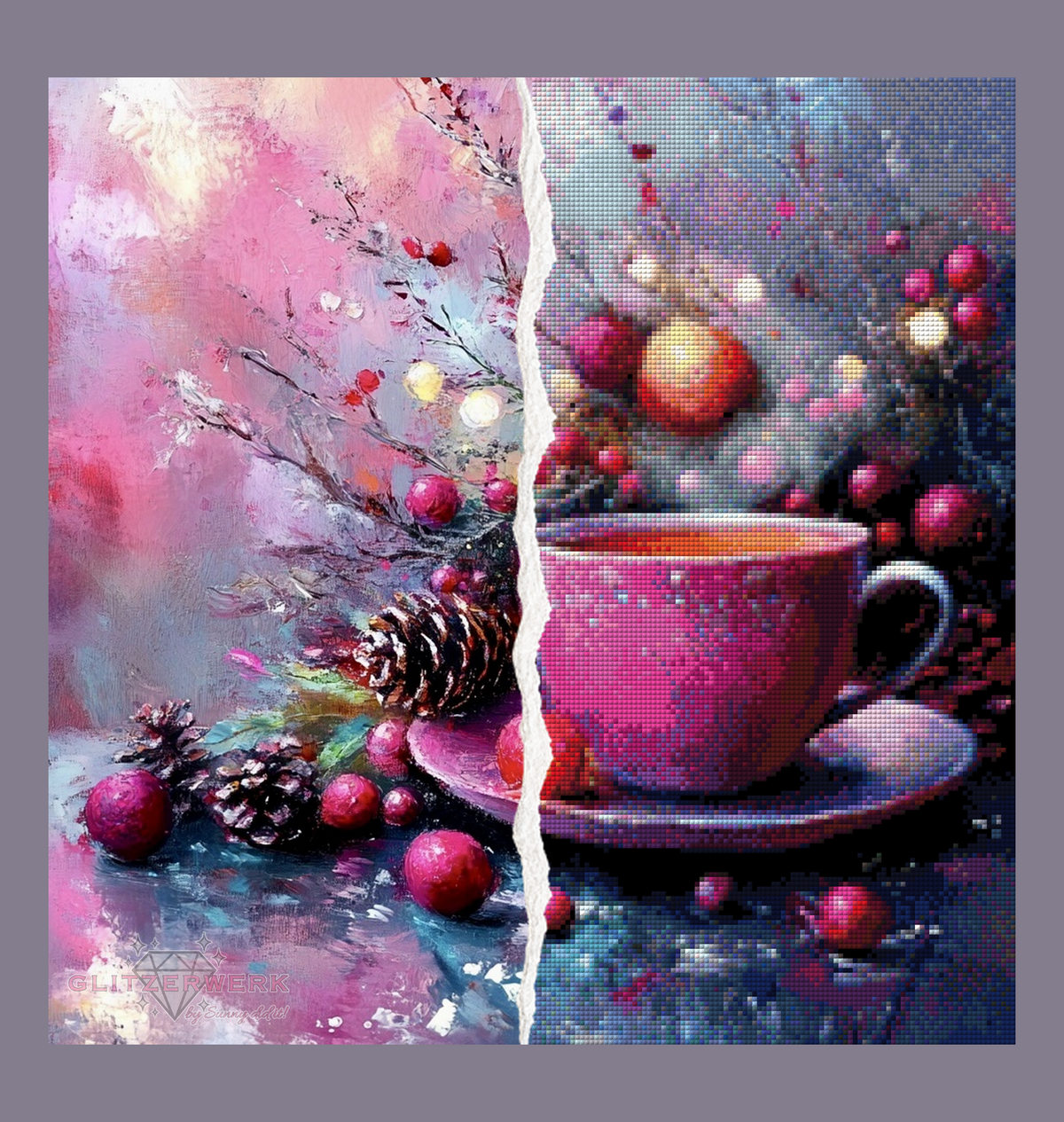 Teemomente by CaroFelicia 50x50cm 120 Farben