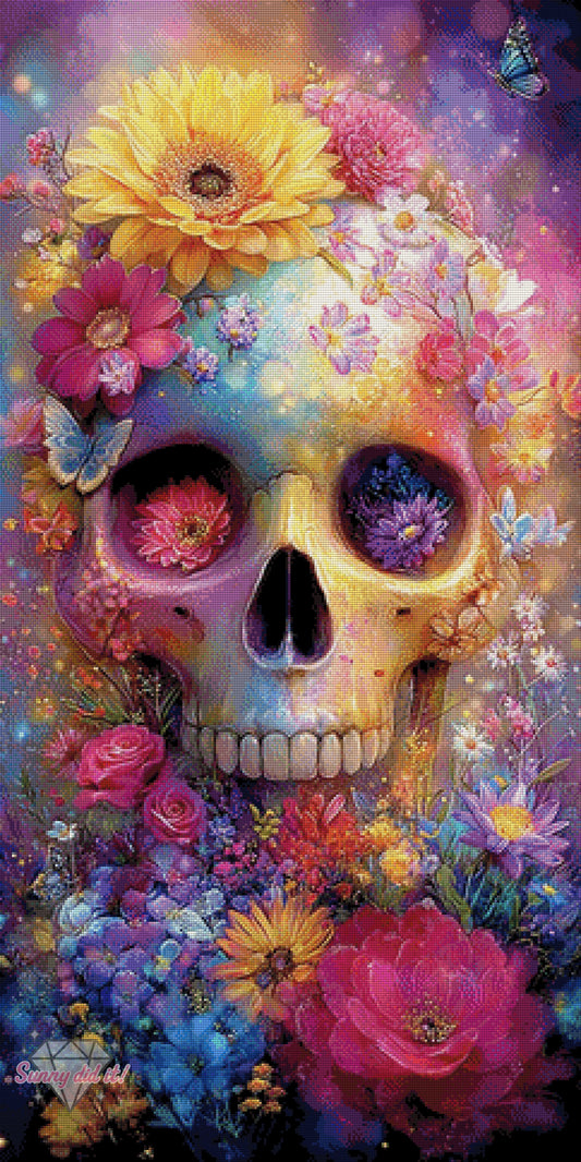 FlowerSkull by CaroFelicia