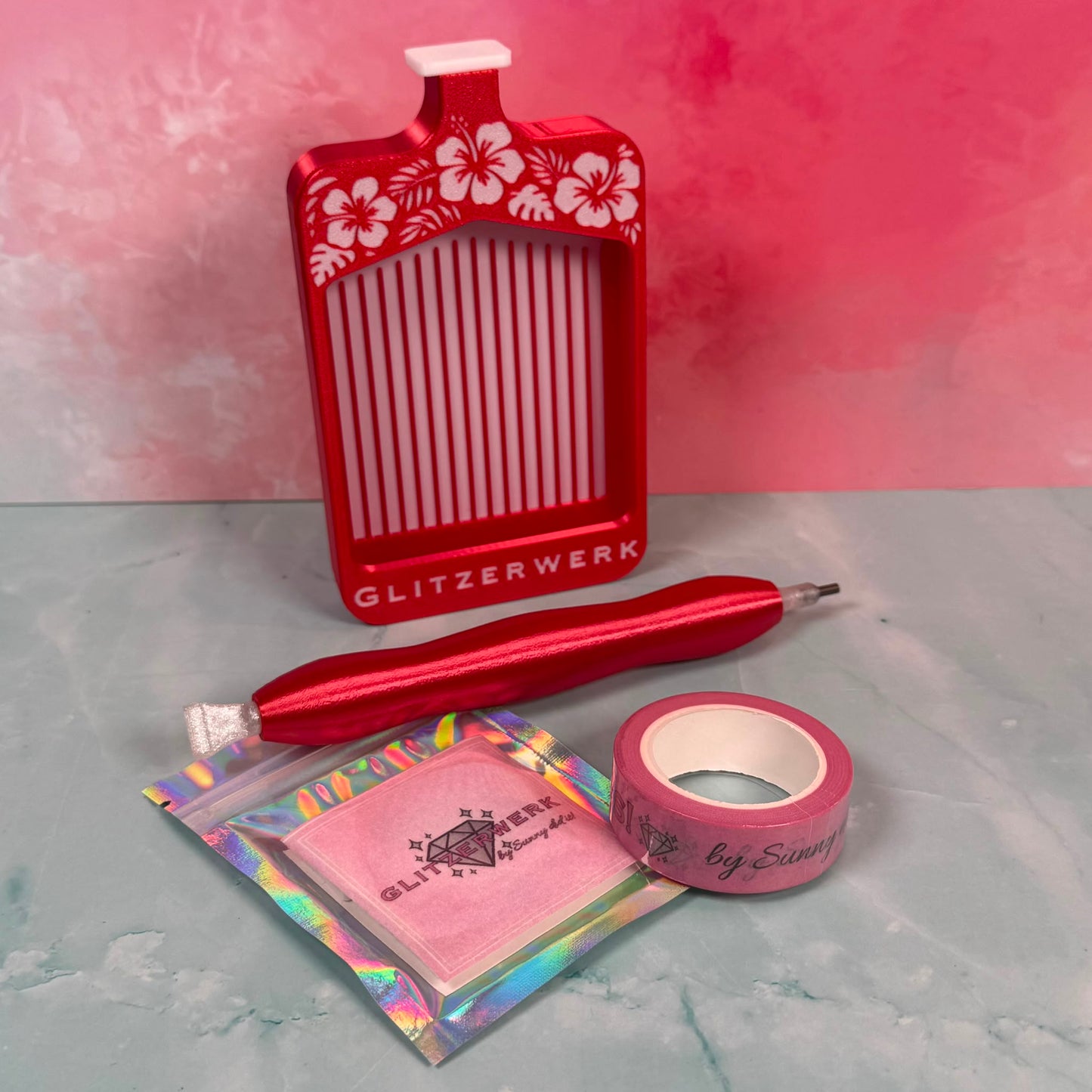 Glitzerwerk by Sunny did it! - Set Standardschiffchen XL plus 3D Druck Stift Sunny XL mit Resinspitzen