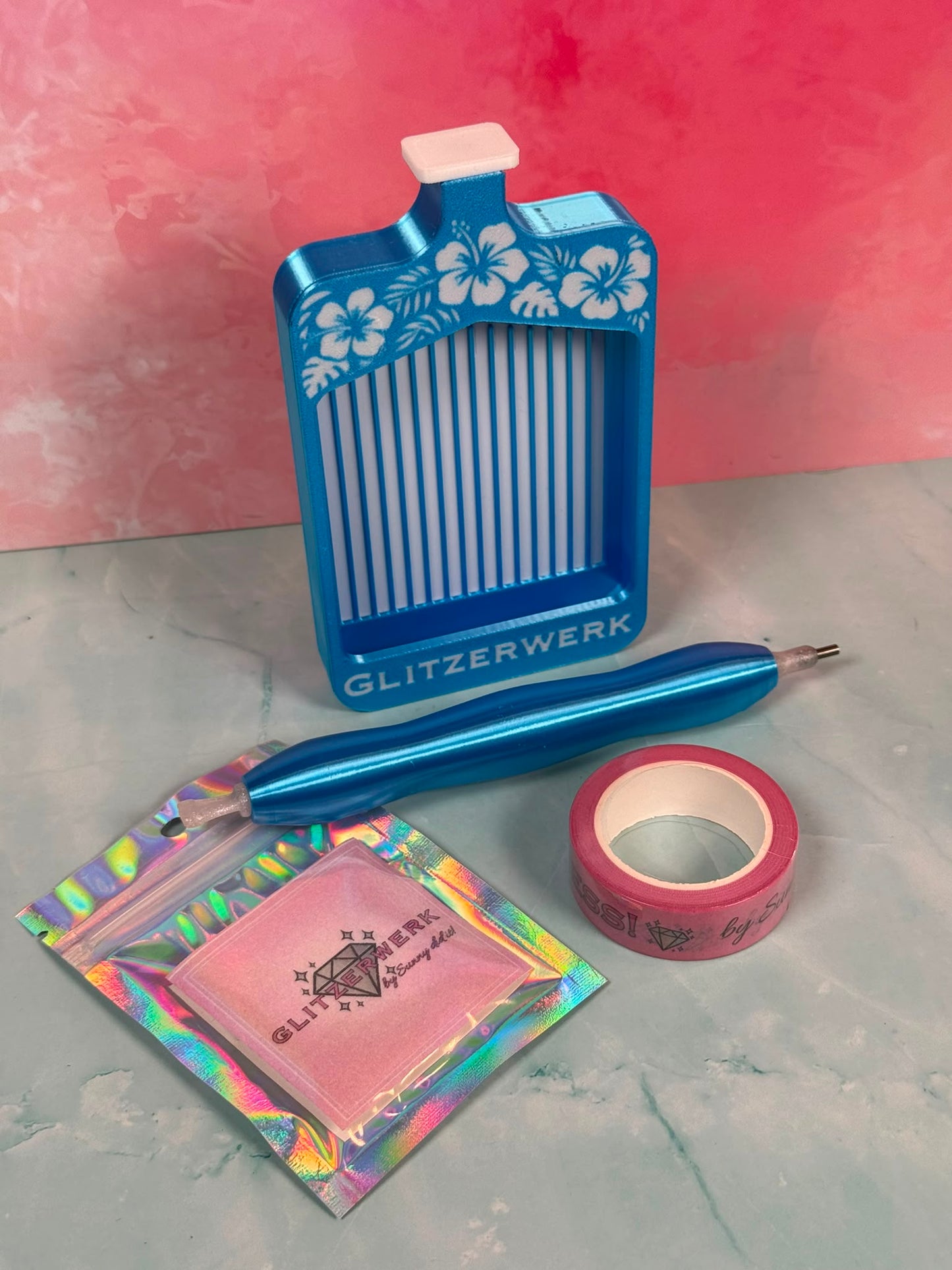 Glitzerwerk by Sunny did it! - Set Standardschiffchen XL plus 3D Druck Stift Sunny XL mit Resinspitzen