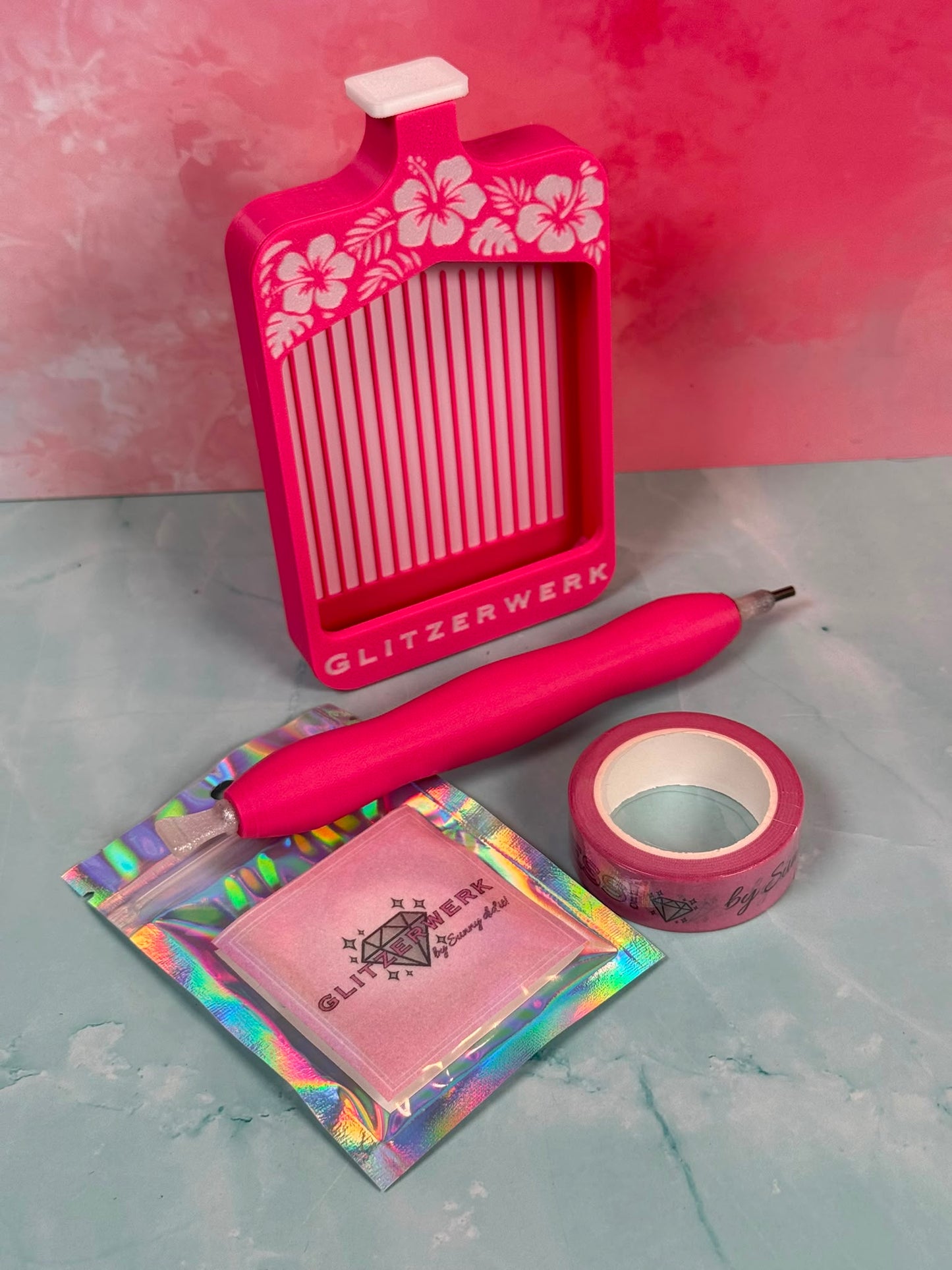 Glitzerwerk by Sunny did it! - Set Standardschiffchen XL plus 3D Druck Stift Sunny XL mit Resinspitzen