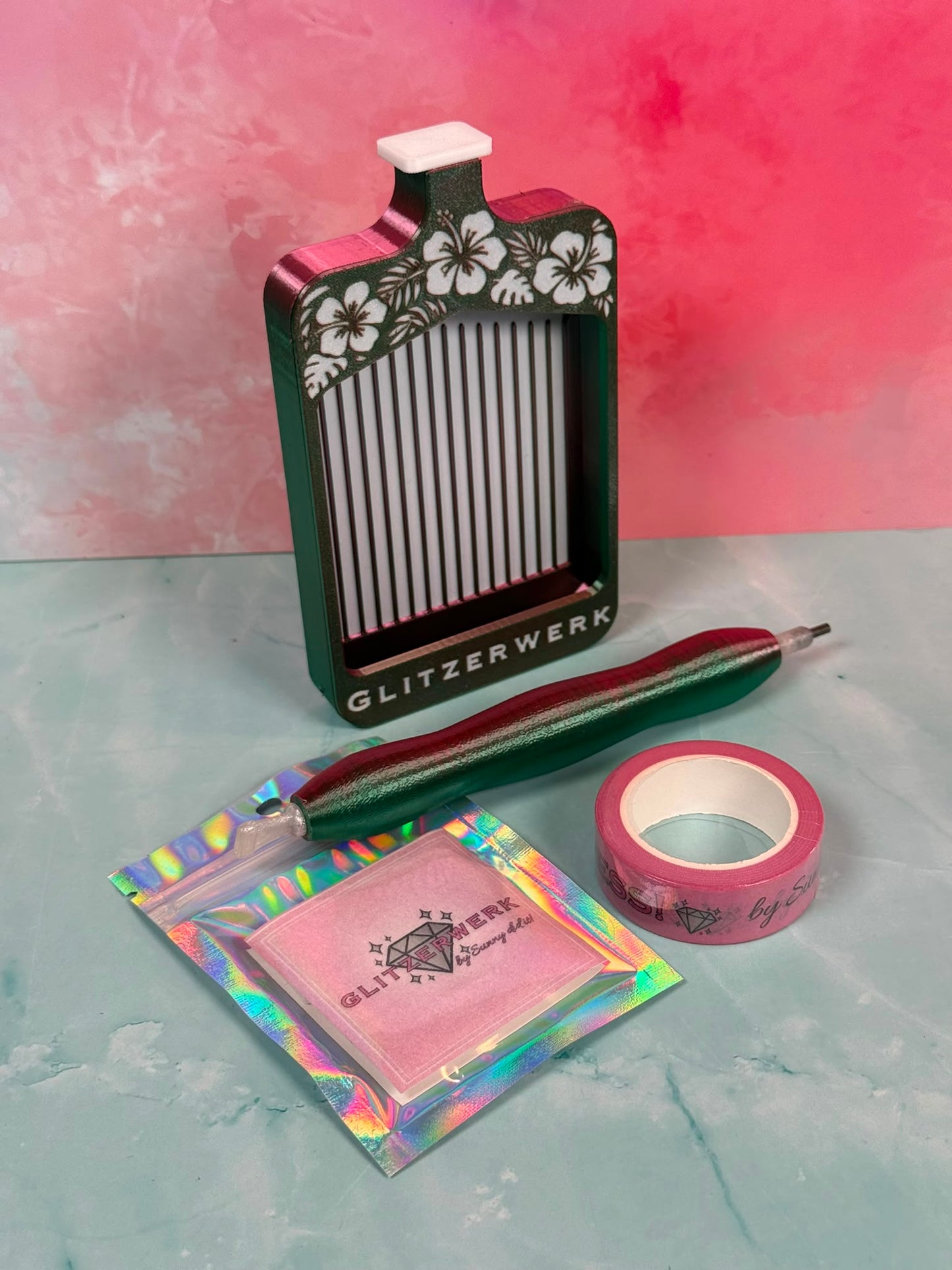 Glitzerwerk by Sunny did it! - Set Standardschiffchen XL plus 3D Druck Stift Sunny XL mit Resinspitzen