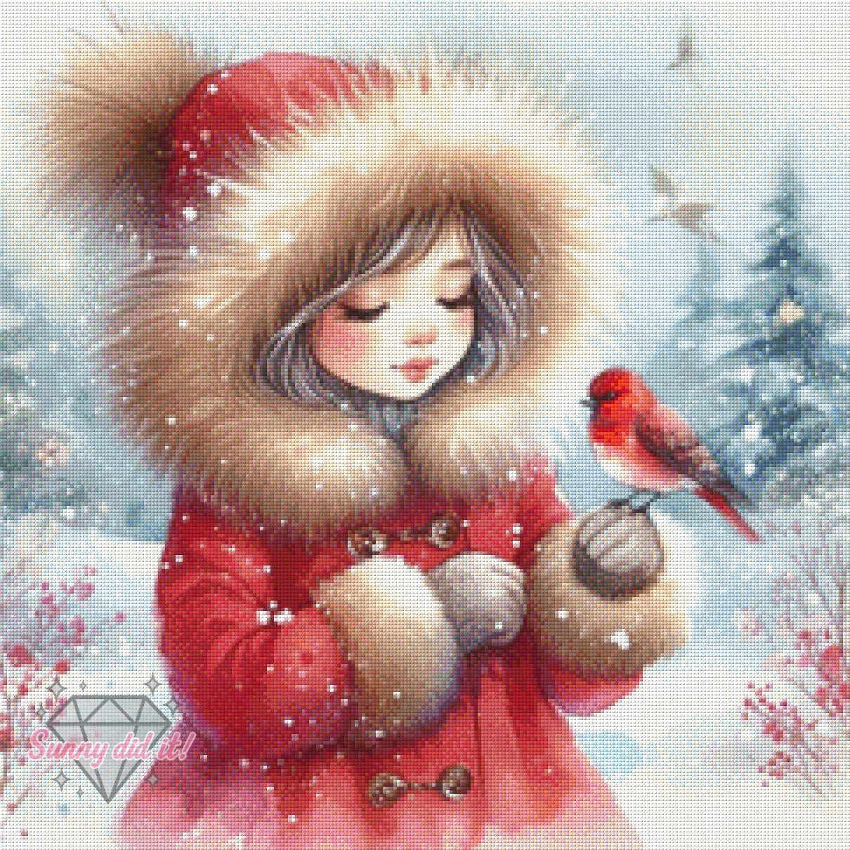Wintermädchen 2 by Christa.de KI