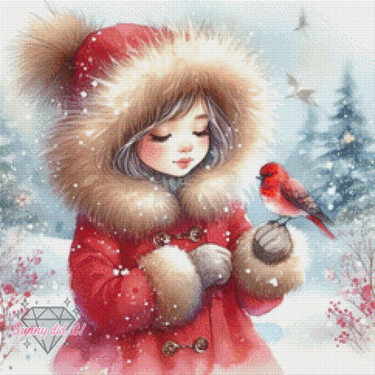 Wintermädchen 2 by Christa.de KI