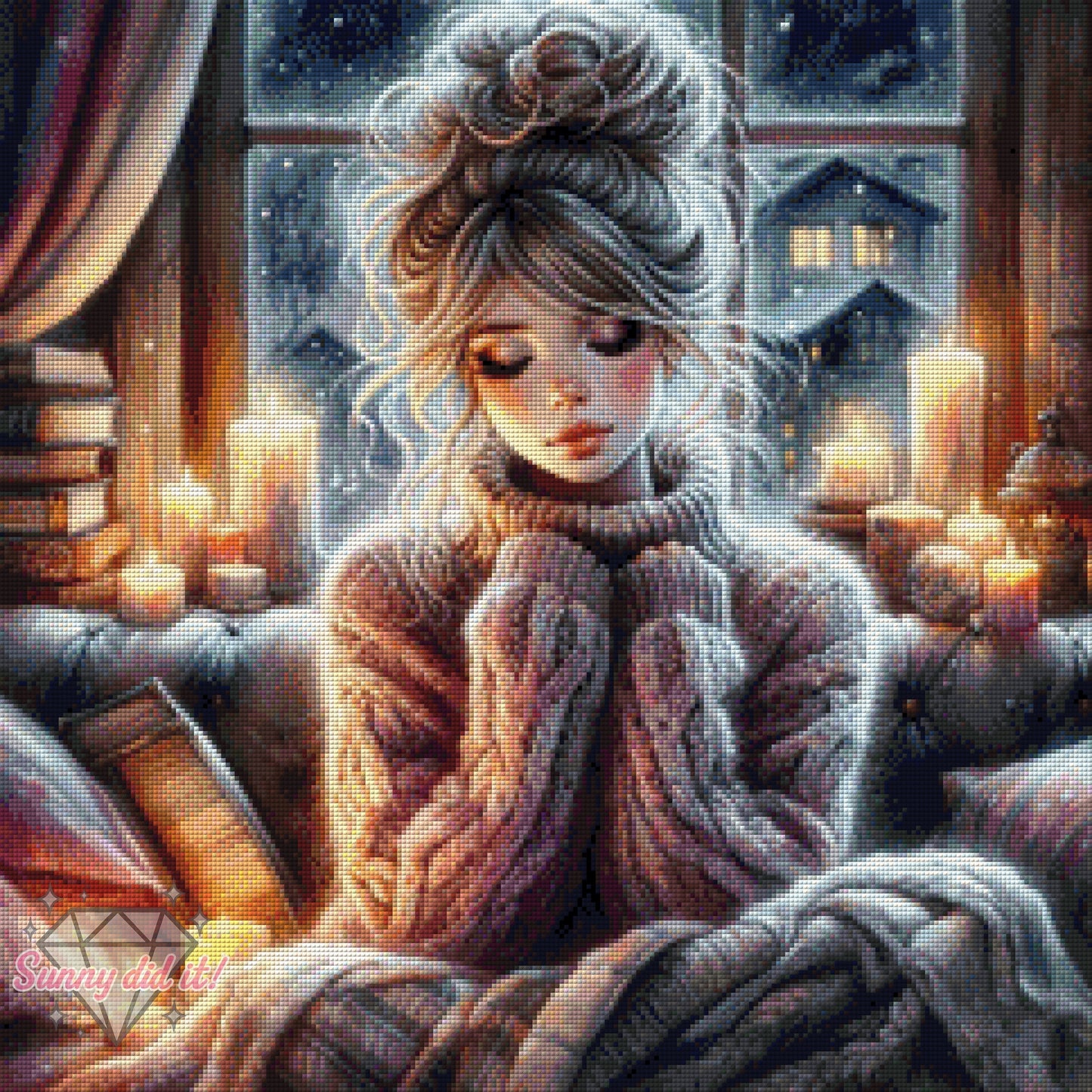 Evening & Candle Light by Cre8tive Diamond Art