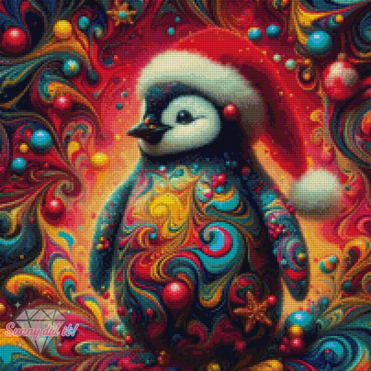 Christmas Penguin by Sandra's KI Designs