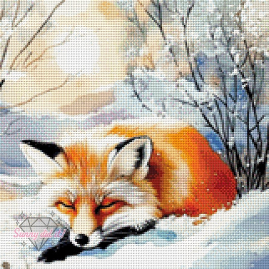 Snowfox by Cre8tive Diamond Art