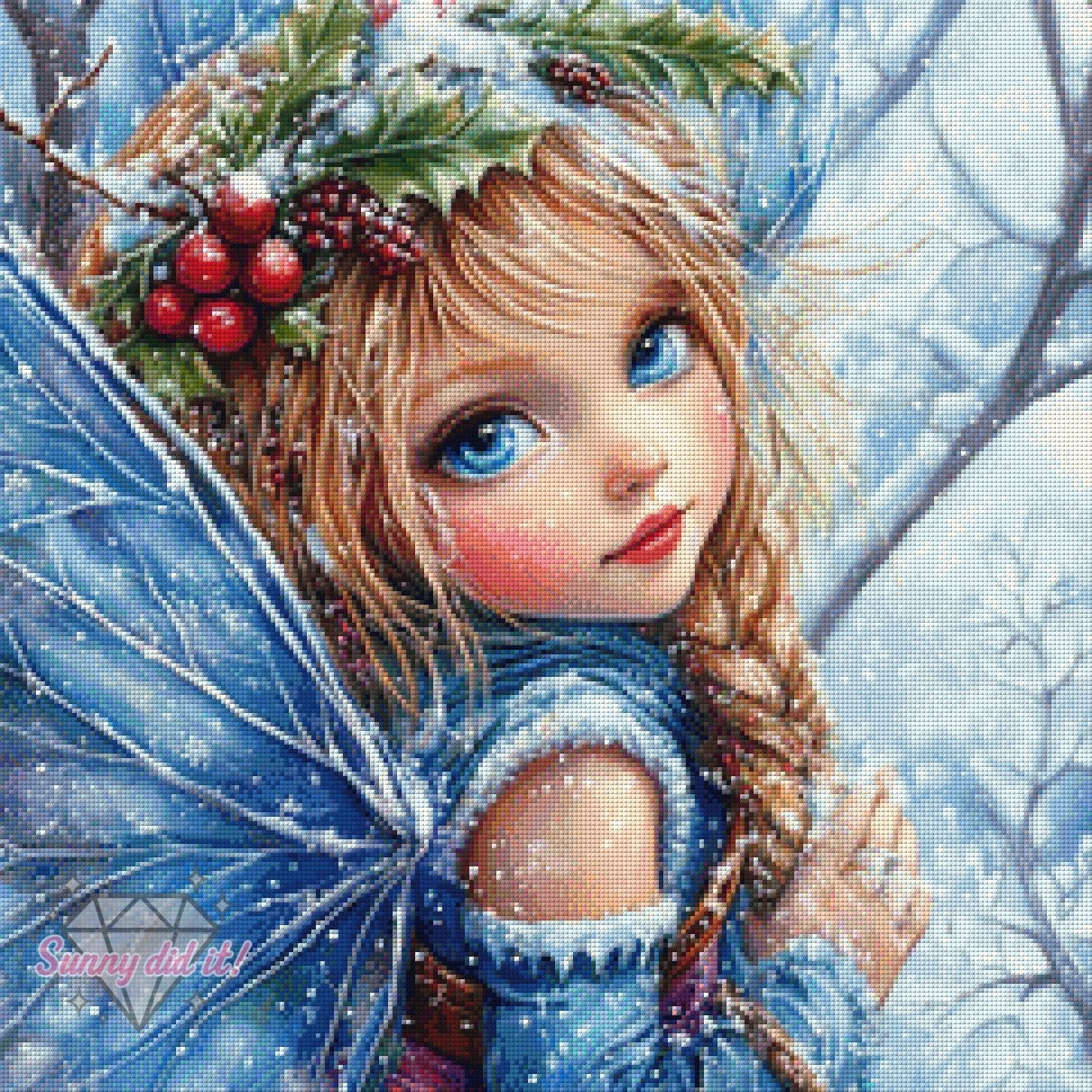 Zauberhaft Schneefee by Cre8tive Diamond Art