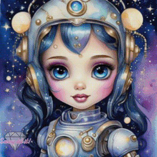 Astrogirl 2 by Cre8tive Diamond Art
