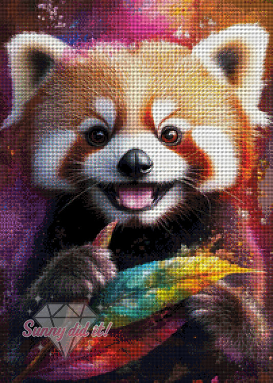 Benny the Red Raccoon by CaroFelicia