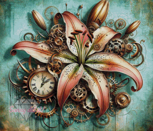 The Mechanical Lily-Flower by CaroFelicia