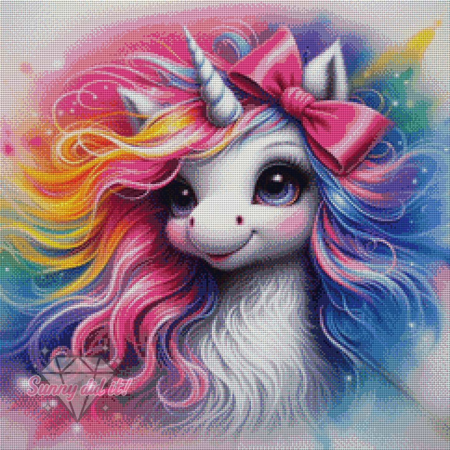 Das kleine Regenbogeneinhorn by CaroFelicia