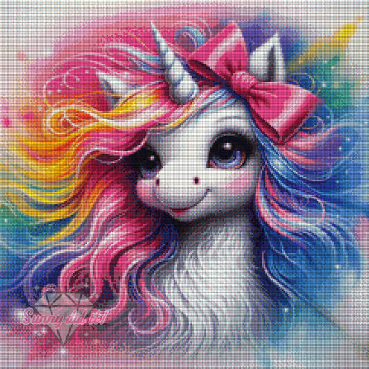 Das kleine Regenbogeneinhorn by CaroFelicia