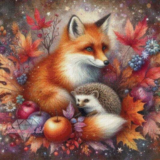 Fuchs und Igel by Christa.fe KI